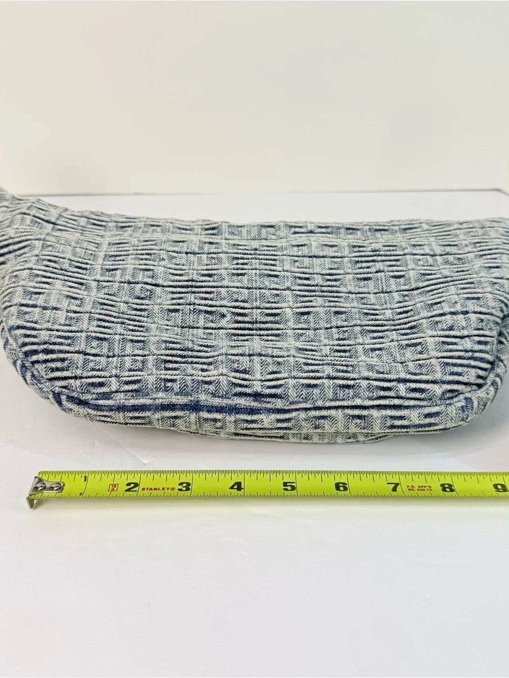 Givenchy Monogram Denim Logo 4G Print Belt Bag Crossbody Light Blue